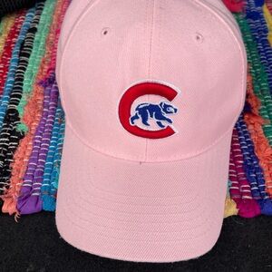 Pink Chicago Cubs Adjustable Baseball Hat